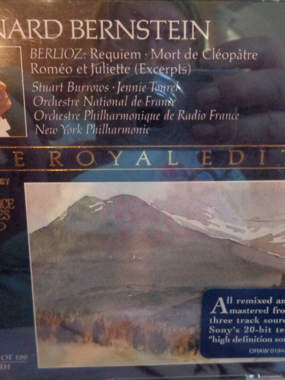 Leonard Bernstein Berlioz Requiem Mort de Cleopatre Romeo Juliette CD